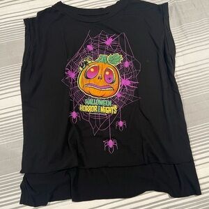 Halloween Horror Nights Lil’ Boo Black Muscle Tee